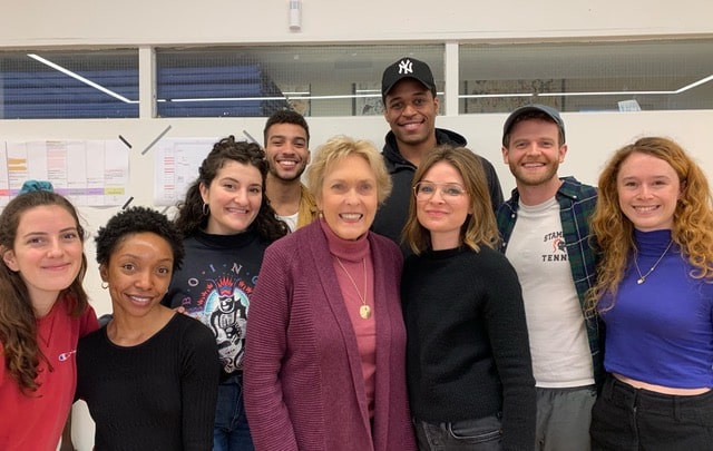 NYU Grad Acting Alum returns for a visit